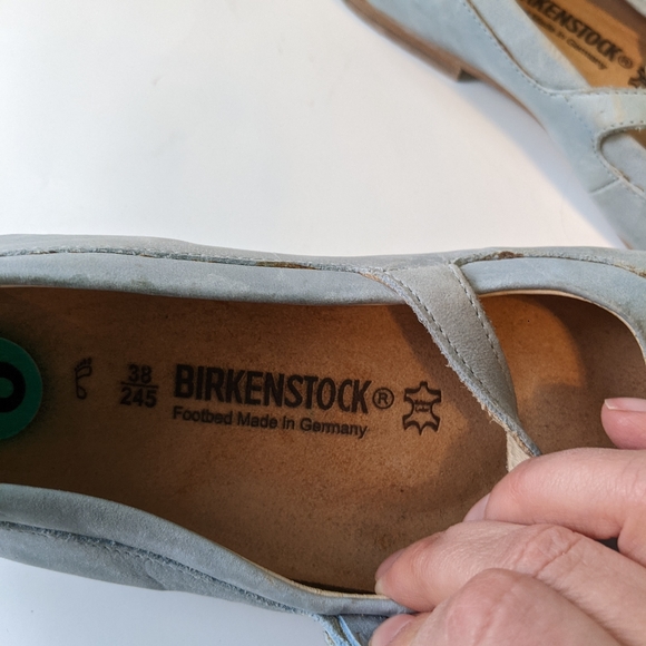 Birkenstock nubuck Mary Jane shoes 7(38) in EUC - Picture 2 of 6